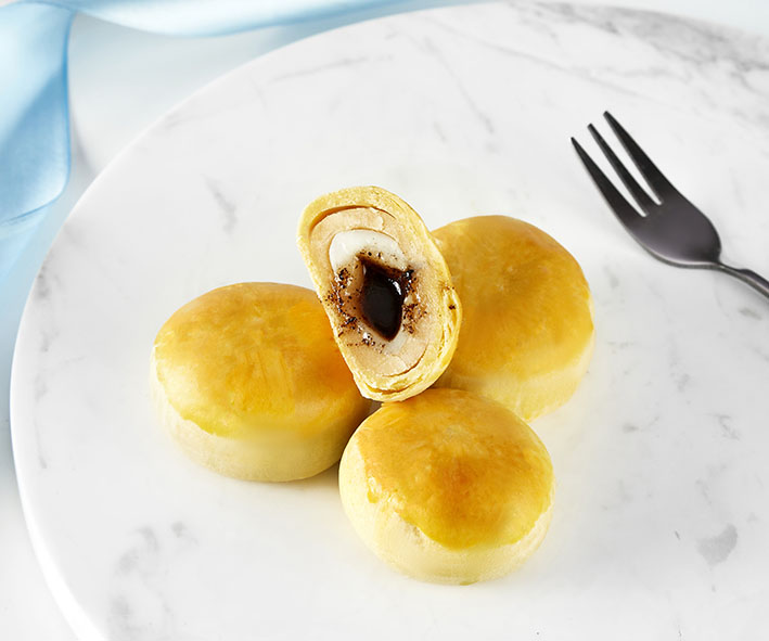 定制爆浆黑松露流心月饼